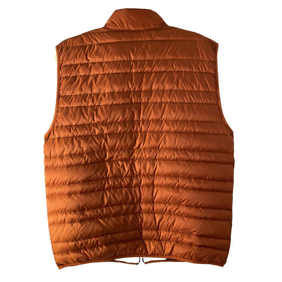 Michael Kors Mens Large Reversible Blue Camo & Orange Down Vest - Picture 2 of 11